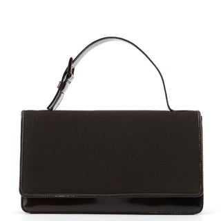 Prada Tessuto Spazzolato Top Handle Bag