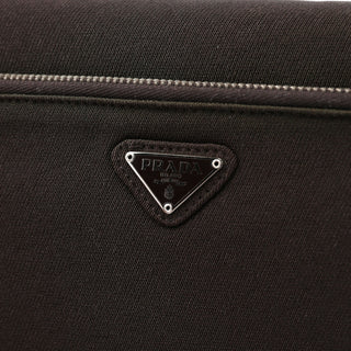 Prada Tessuto Spazzolato Top Handle Bag