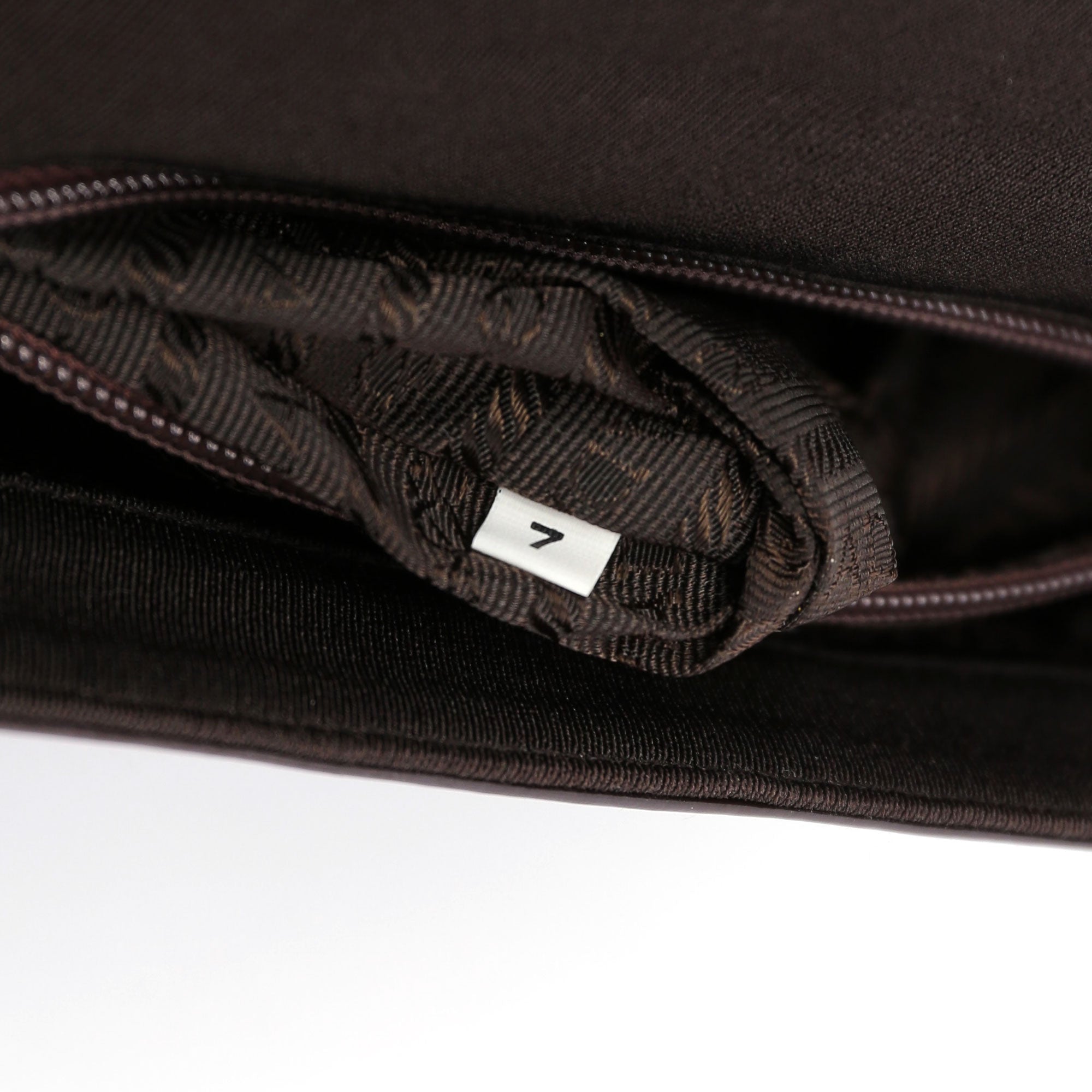 Prada Tessuto Spazzolato Top Handle Bag