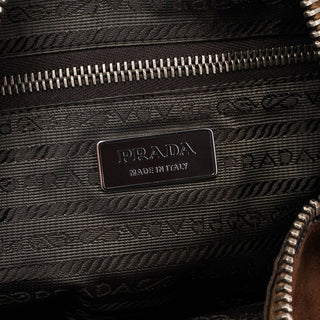 Prada Textured Leather Shoulder Bag