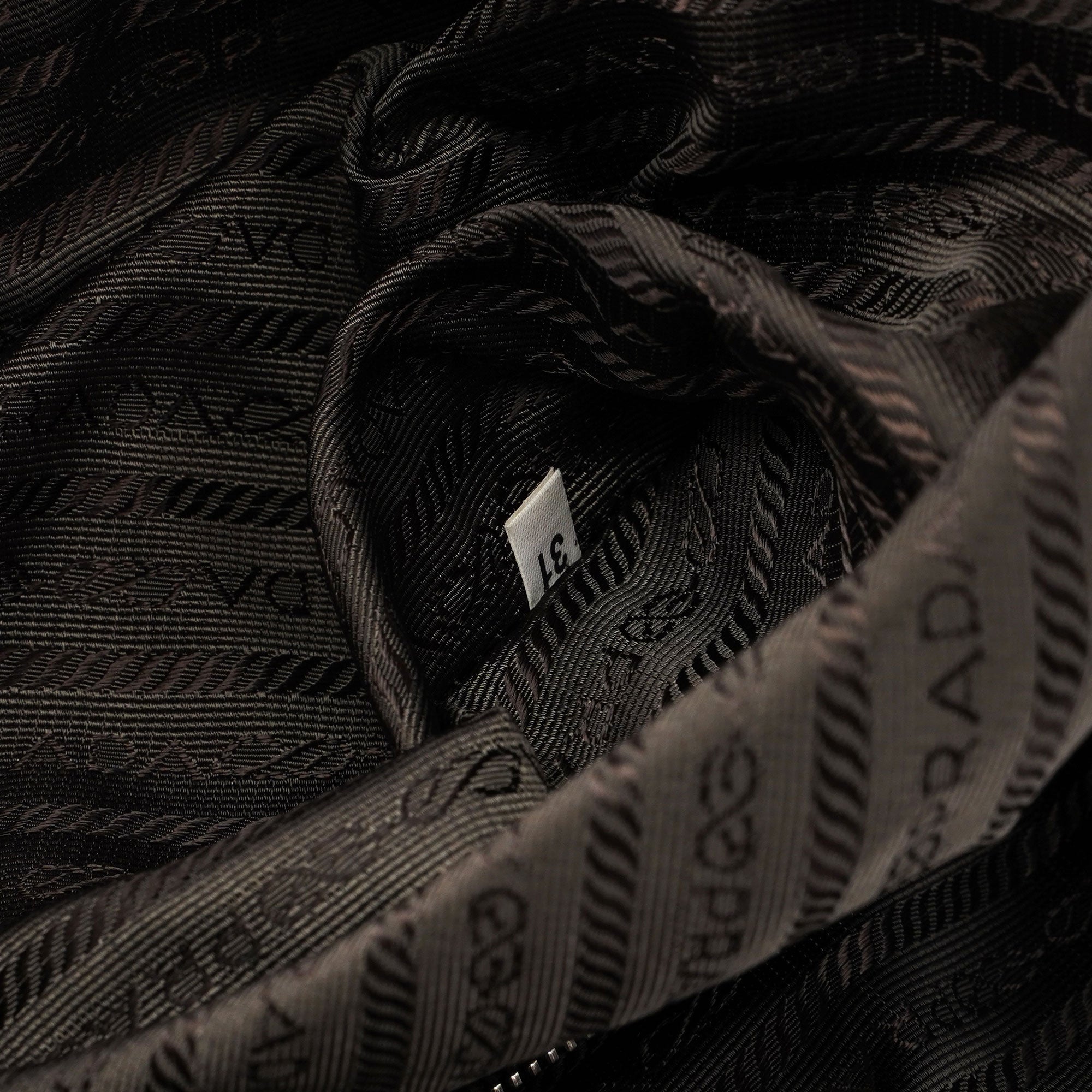 Prada Sac porté épaule en cuir texturé