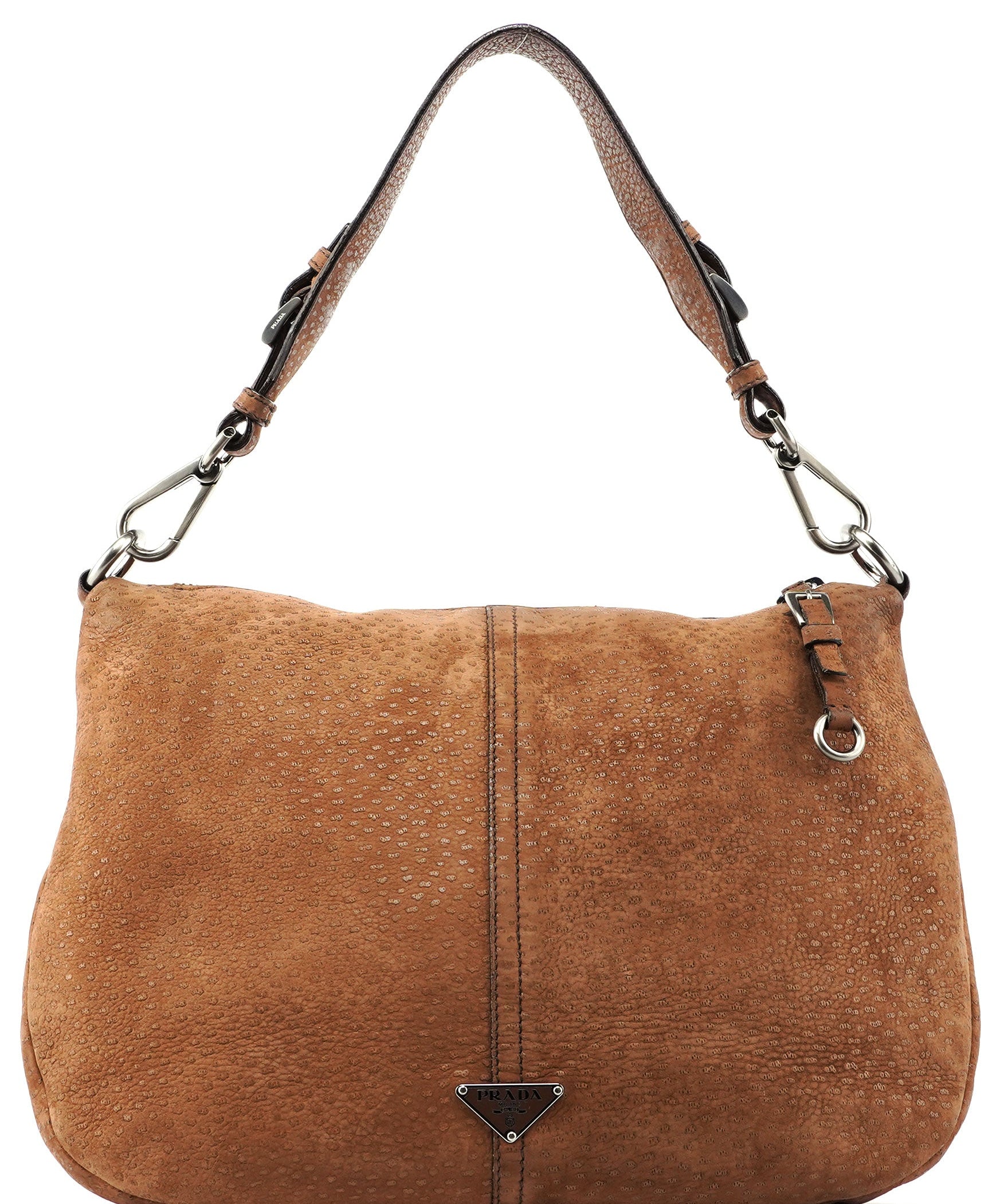 Prada Textured Leather Shoulder Bag
