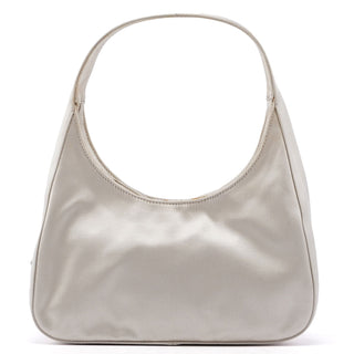 Prada White Satin 1998 Asim Bag