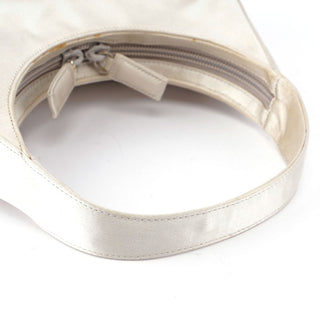 Prada White Satin 1998 Asim Bag