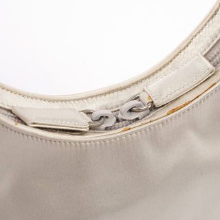 Prada White Satin 1998 Asim Bag