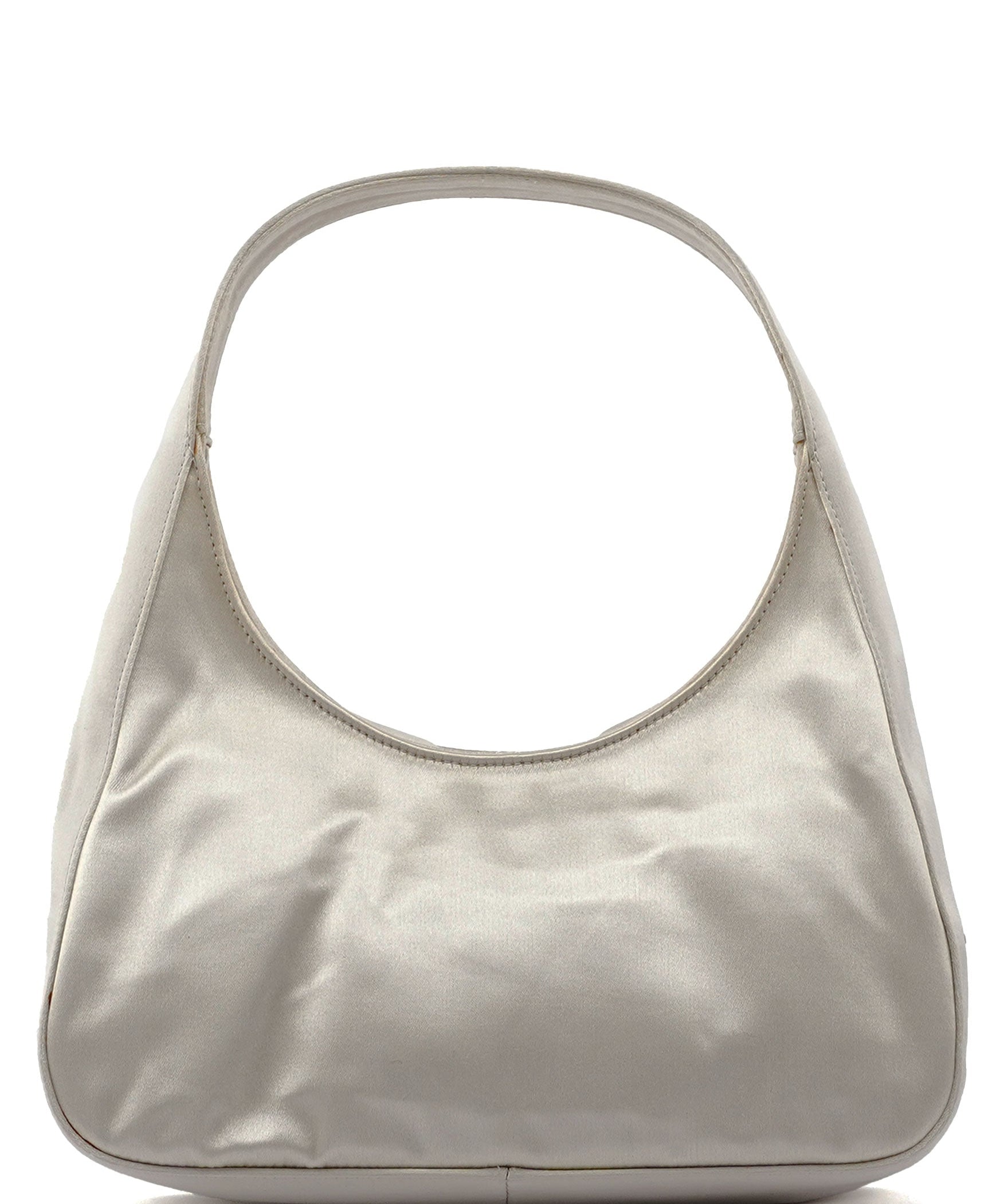 Prada White Satin 1998 Asim Bag