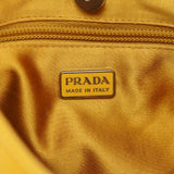 Prada Yellow Calfskin Cleo Shoulder Bag