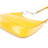 Prada Yellow Calfskin Cleo Shoulder Bag
