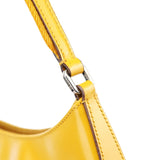 Prada Yellow Calfskin Cleo Shoulder Bag