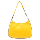 Prada Yellow Calfskin Cleo Shoulder Bag