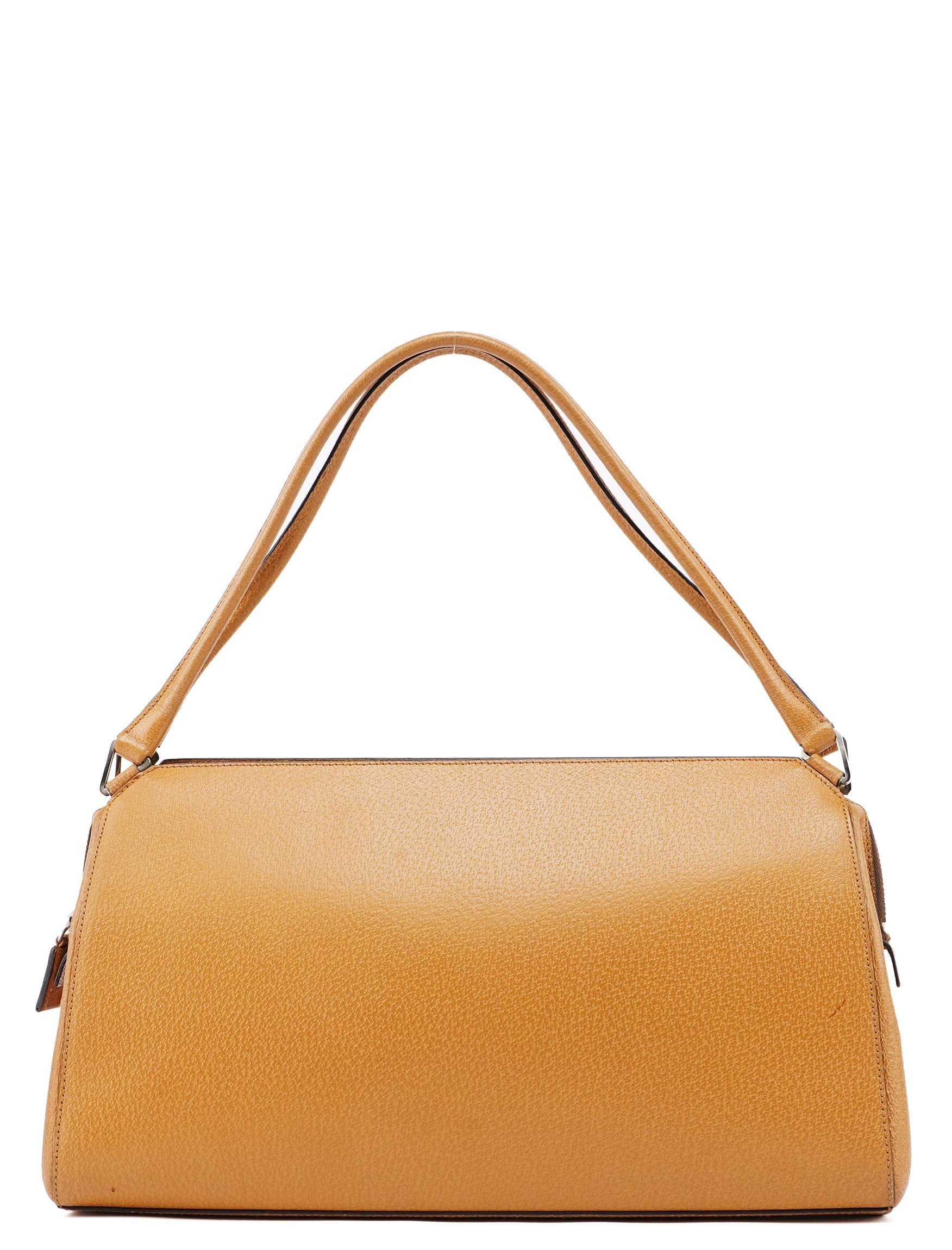 Prada Yellow Chic Dual Handle Shoulder Bag