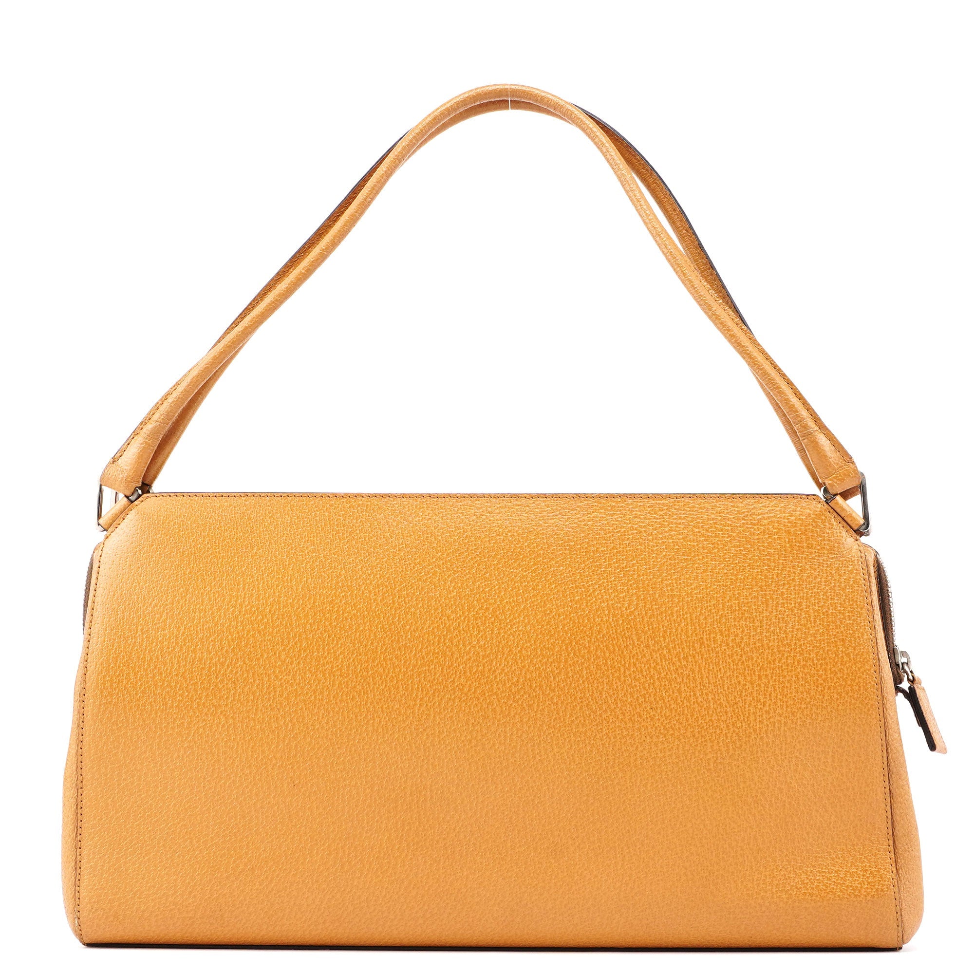 Prada Yellow Chic Dual Handle Shoulder Bag