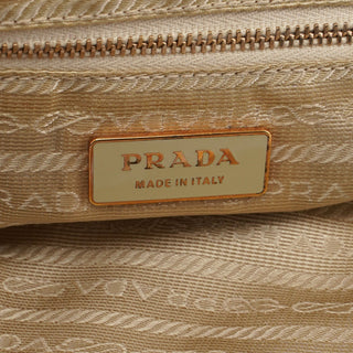 Prada Yellow Vitello Chic Shoulder Bag