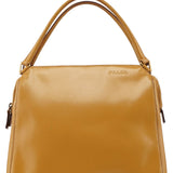 Prada Yellow Vitello Chic Shoulder Bag