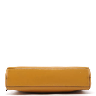 Prada Yellow Vitello Chic Shoulder Bag