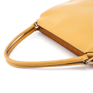 Prada Yellow Vitello Chic Shoulder Bag