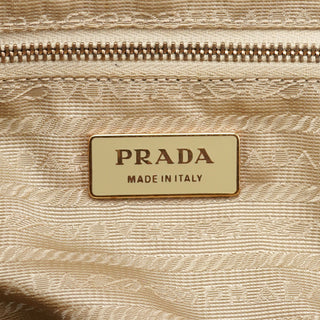 Prada Yellow Vitello Chic Shoulder Bag