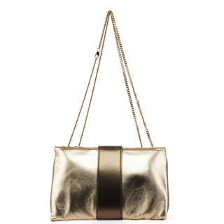 Rediscover Vintage 2004 Golden Calfskin Tiger Shoulder Bag