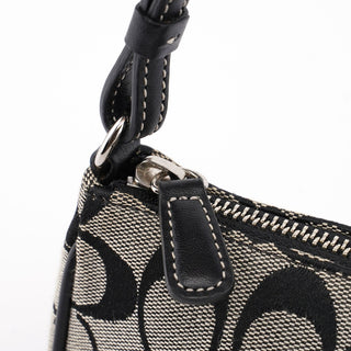 Rediscover Vintage 6094 Grey Signature C Demi Shoulder Bag