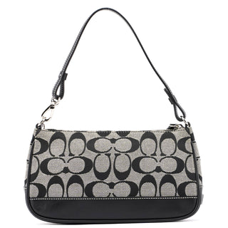 Rediscover Vintage 6094 Grey Signature C Demi Shoulder Bag