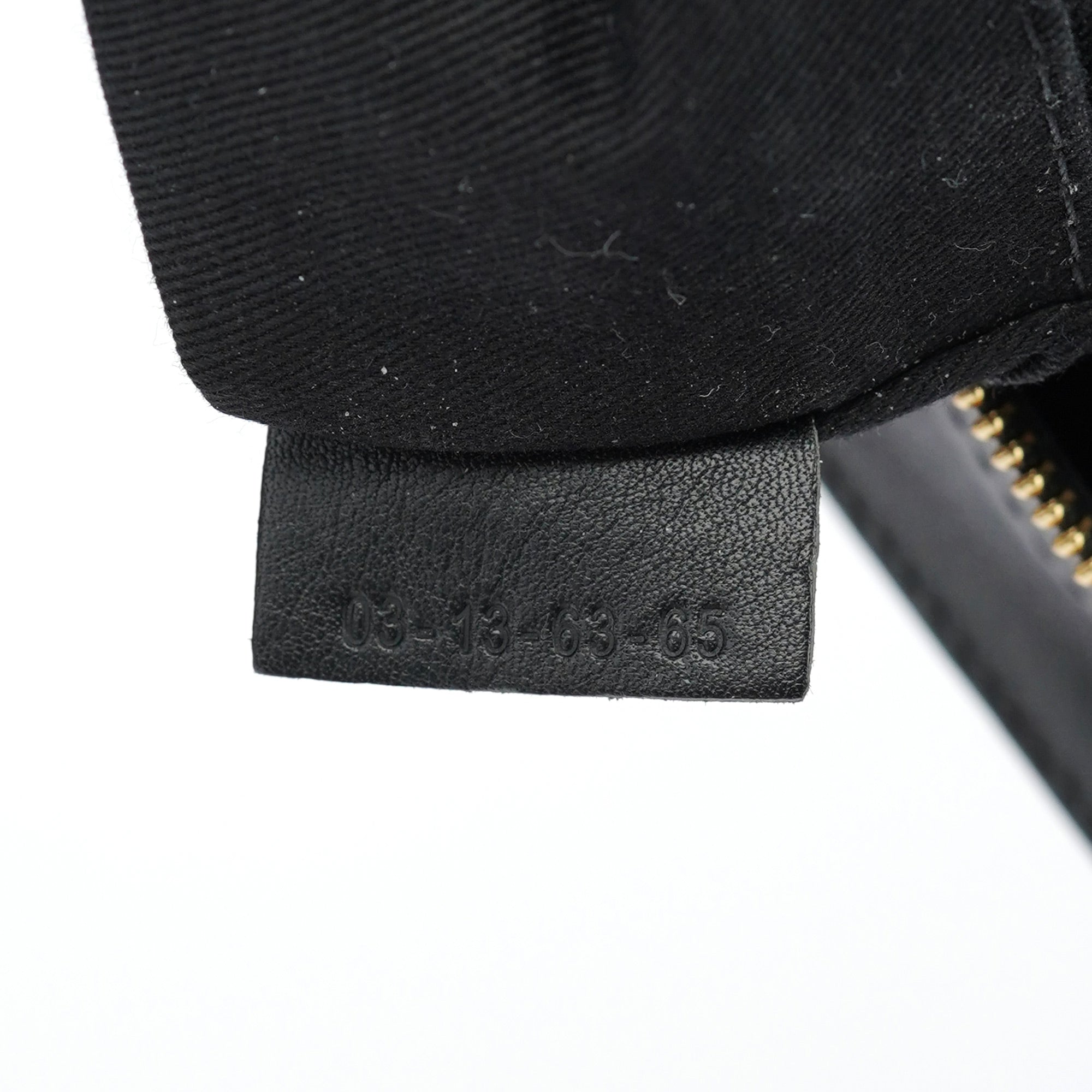 Rediscover Vintage Beige Black Calfskin 2-Way Tote Bag