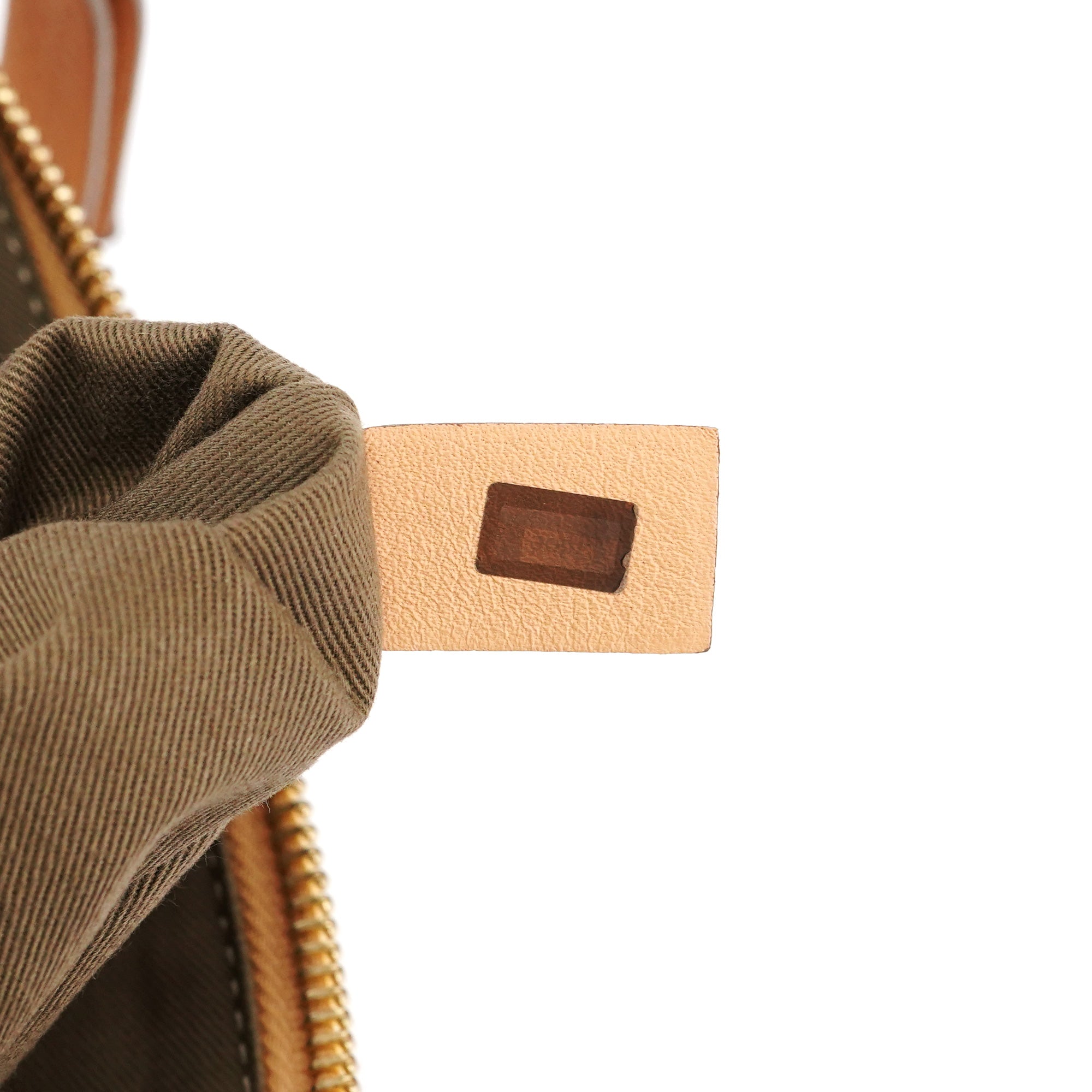 Chloé Marcie 2-Way Tasche aus Leder in Beige