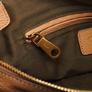 Rediscover Vintage Beige Leather Marcie 2-Way Bag