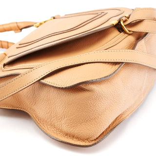 Rediscover Vintage Beige Leather Marcie 2-Way Bag