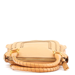Rediscover Vintage Beige Leather Marcie 2-Way Bag