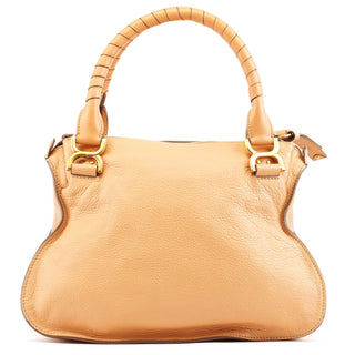 Rediscover Vintage Beige Leather Marcie 2-Way Bag