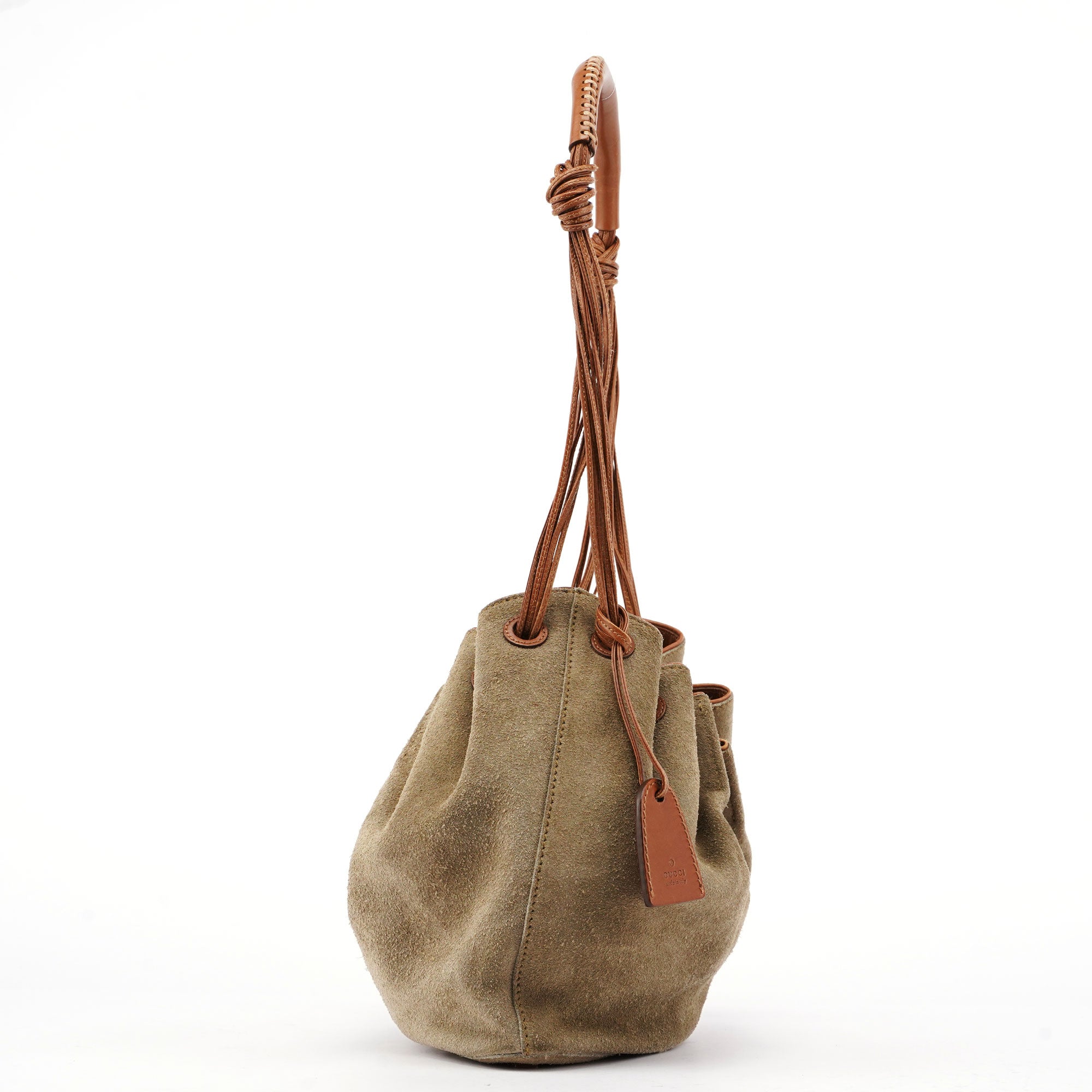 Rediscover Vintage Brown Suede Sling Shoulder Bag