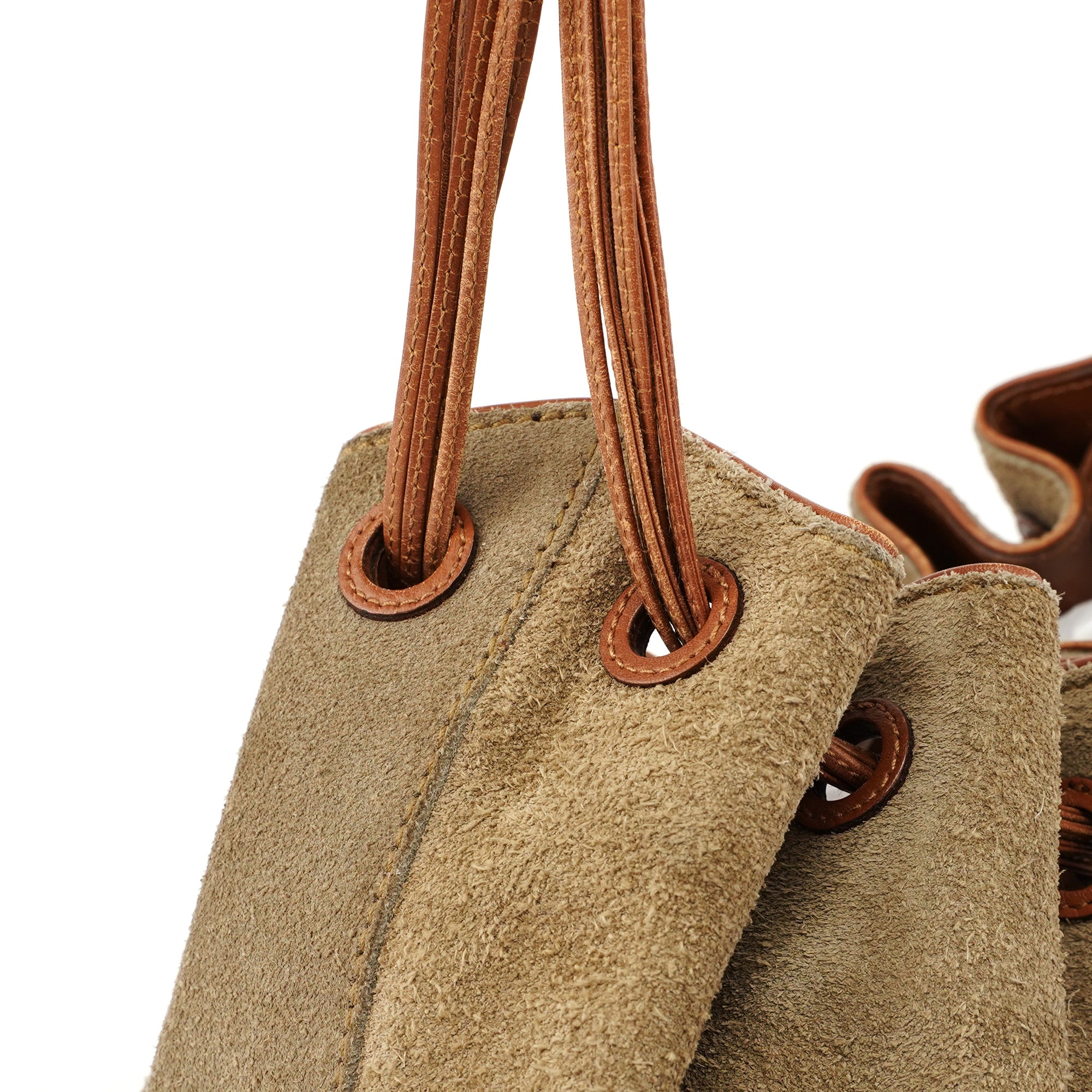 Rediscover Vintage Brown Suede Sling Shoulder Bag