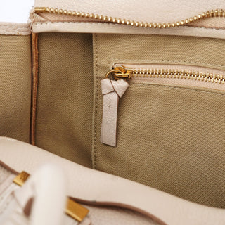 Rediscover Vintage Ivory Calfskin Paraty Tote Bag