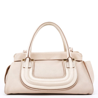 Rediscover Vintage Ivory Calfskin Paraty Tote Bag