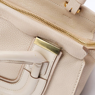 Rediscover Vintage Ivory Calfskin Paraty Tote Bag