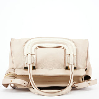 Rediscover Vintage Ivory Calfskin Paraty Tote Bag