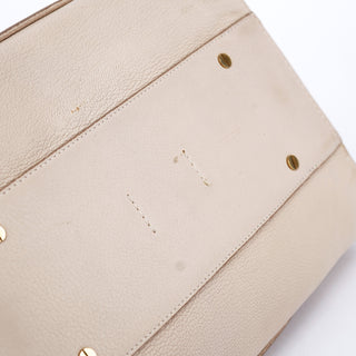 Rediscover Vintage Ivory Calfskin Paraty Tote Bag