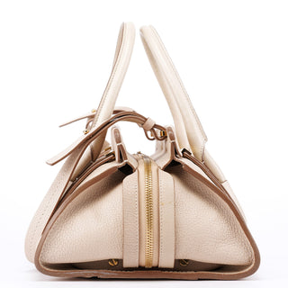 Rediscover Vintage Ivory Calfskin Paraty Tote Bag