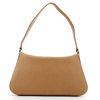 Salvatore Ferragamo Beige Leather Shoulder Bag