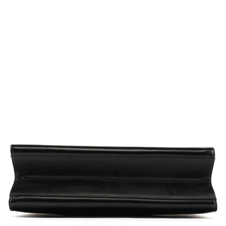 Salvatore Ferragamo Black Geometric Leather Shoulder Bag