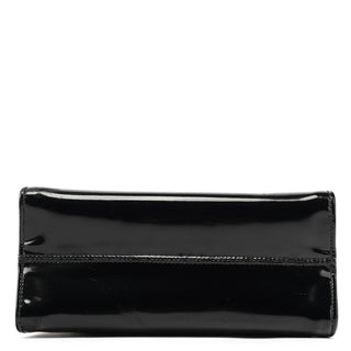 Salvatore Ferragamo Black Patent Leather Top Handle Bag
