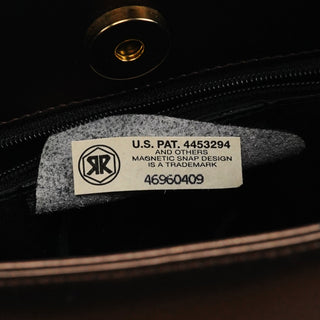 Salvatore Ferragamo Metallic Bronze Leather Shoulder Bag