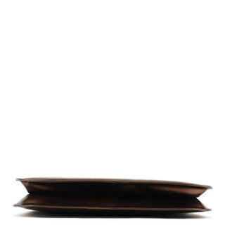 Salvatore Ferragamo Metallic Bronze Leather Shoulder Bag