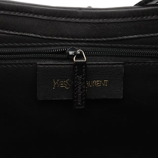 Yves Saint Laurent 001 7002 3754 Brown Suede Leather Shoulder Bag