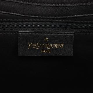 Yves Saint Laurent 001 7002 3754 Brown Suede Leather Shoulder Bag