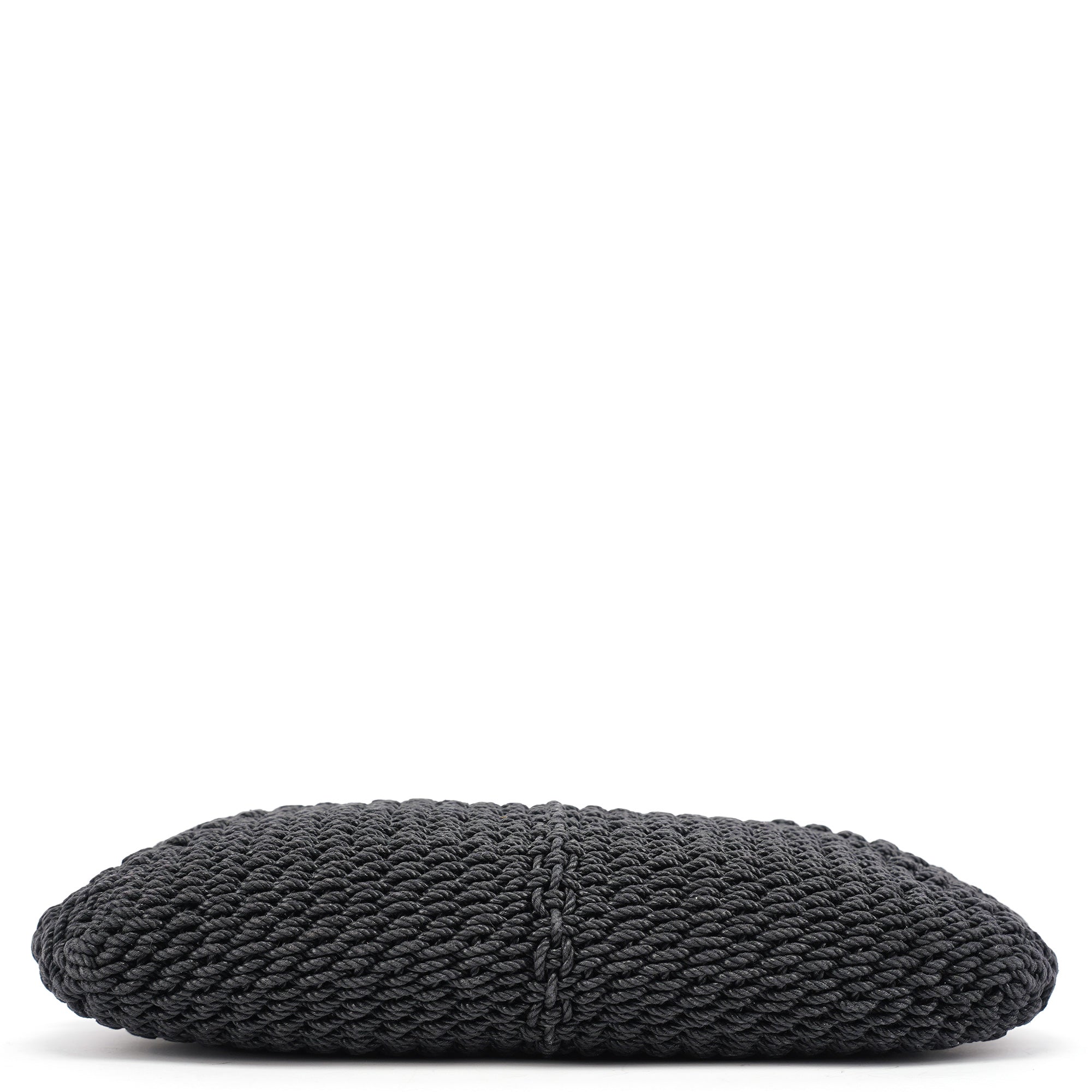 Yves Saint Laurent 107203 Black Braided Rope Mombasa Shoulder Bag