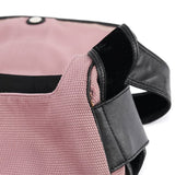 Yves Saint Laurent 120456 Schultertasche mit Schnalle aus Nylon in Rosa und Samt