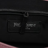Yves Saint Laurent 120456 Schultertasche mit Schnalle aus Nylon in Rosa und Samt