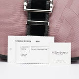 Yves Saint Laurent 120456 Schultertasche mit Schnalle aus Nylon in Rosa und Samt