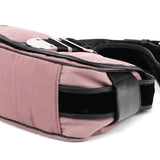 Yves Saint Laurent 120456 Schultertasche mit Schnalle aus Nylon in Rosa und Samt